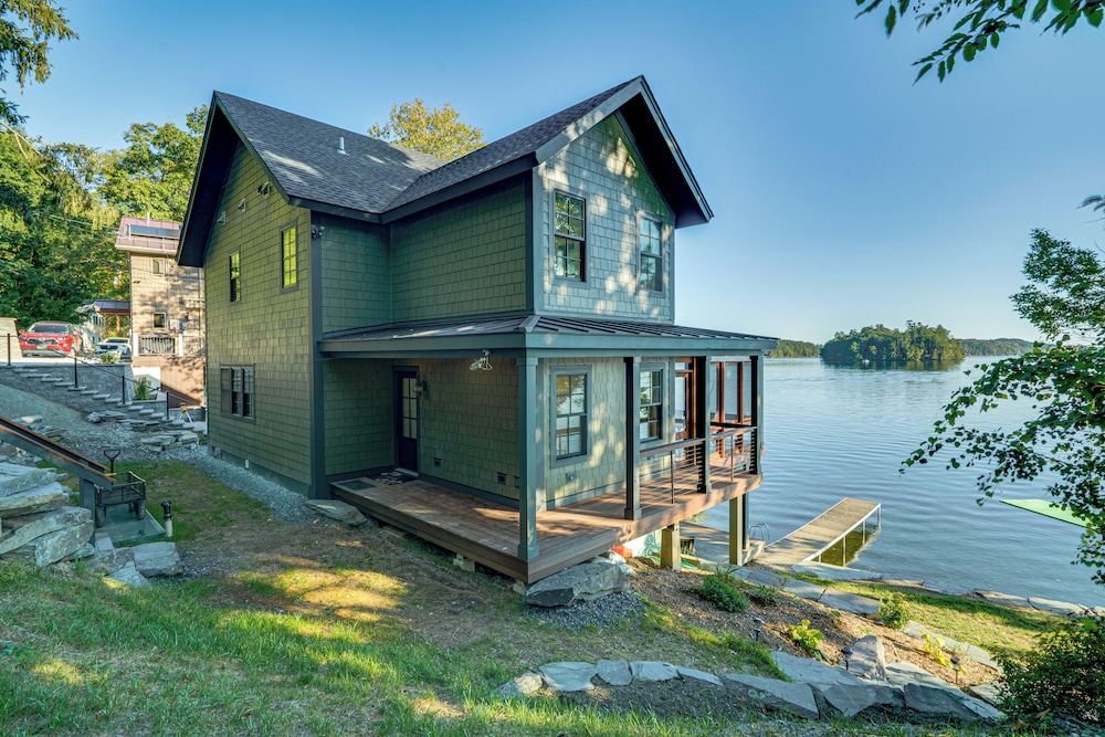 Scenic Views, Private Dock: Lake Bomoseen Retreat!