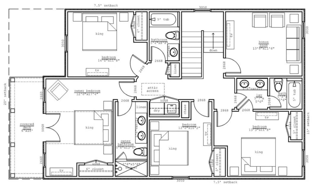 Spacious 6BR Beach Home Sleeps 15 Relax & Reconnect at Coastal Breeze
