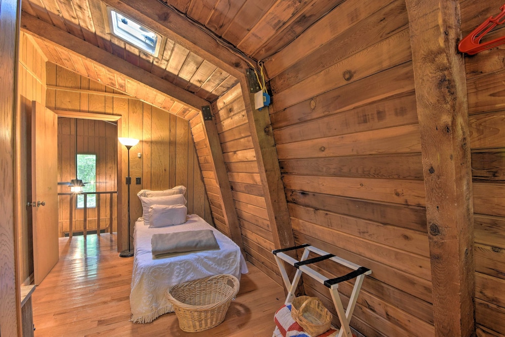 Artist's A-frame Cabin w/ New Interior  Deck - Property Image 2
