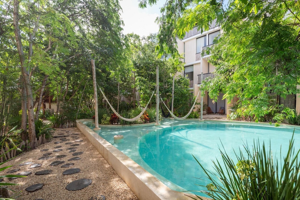 Luxurious Apartment in Lovely Complex With Dreamy Gardens Yoga Terrace Hammocks Swimming Pool