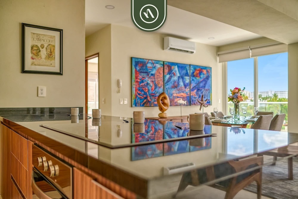 New 2 BR Condo One Street From Beach - Pool - Gym