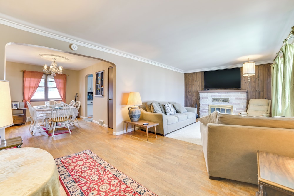 Walk to Beach: Lake-view Home in Alpena!