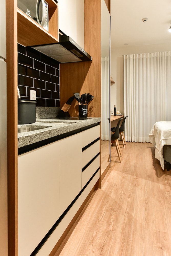 Studio Moderno c Academia a 800m do Metr Brooklin