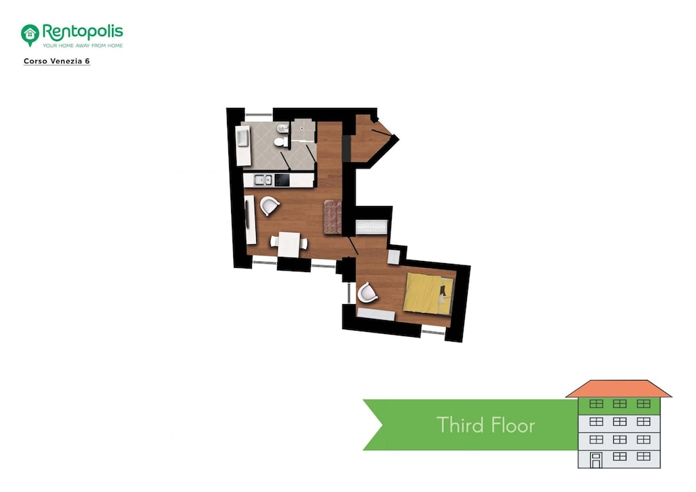 Corso Venezia - Elegant 1 BR apt With Shared Rooftop Terrace in the Heart of Milan