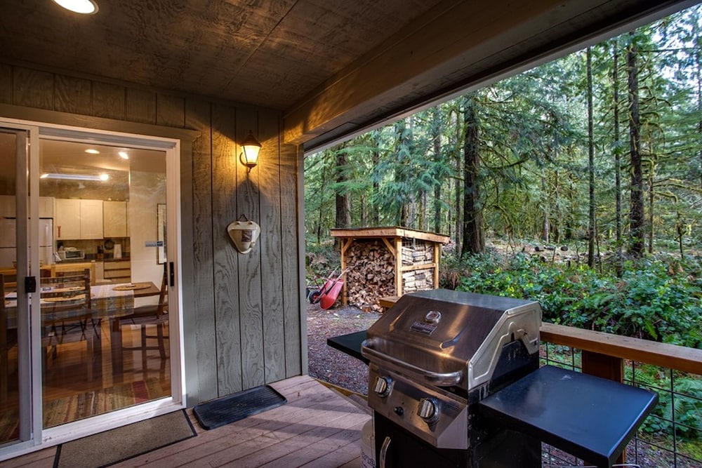 Glacier Springs Cabin - Wood Stove, Hot Tub, Wifi, Sleeps 8