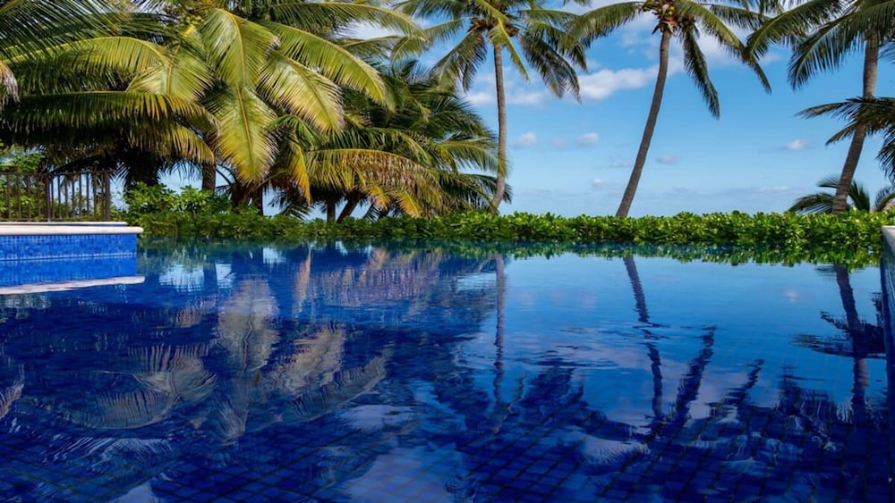 Beachfront Villa With Long Private Pier and Pool
