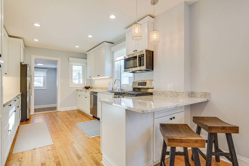 2 Mi to Northwestern: Updated Home w/ Game Room!