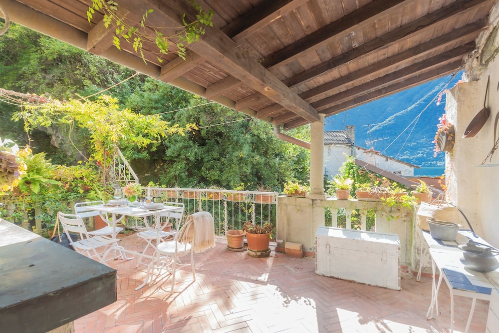 Terrace on Orrido di Nesso Waterfall by Rent all Como