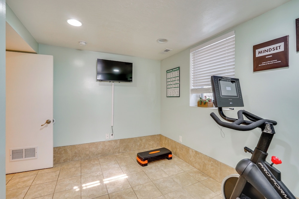 Private Patio & Gym: Spacious Salt Lake City Home!