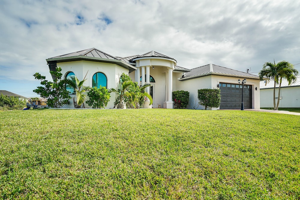 Waterfront Cape Coral Home w/ Pool + Boat Dock!