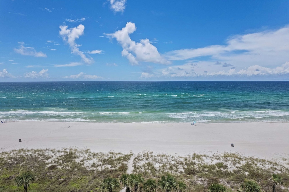 Beachfront Panama City Beach Stay With Gulf Views, Balconies, a King Suite, two Queens, and Twin Nook for 8 Guests The Shores Townhome by Avantstay