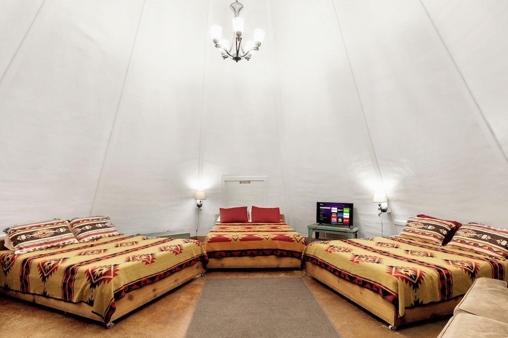 Tipis on the Guadalupe