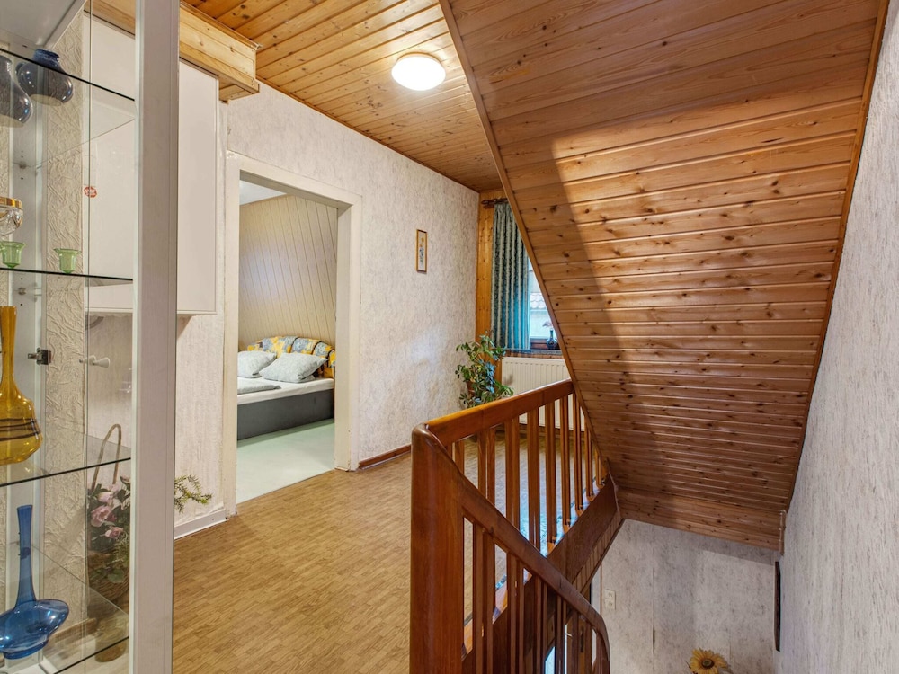 Holiday Home in Thuringia With Private Terrace, use of a Garden and Pool view 5