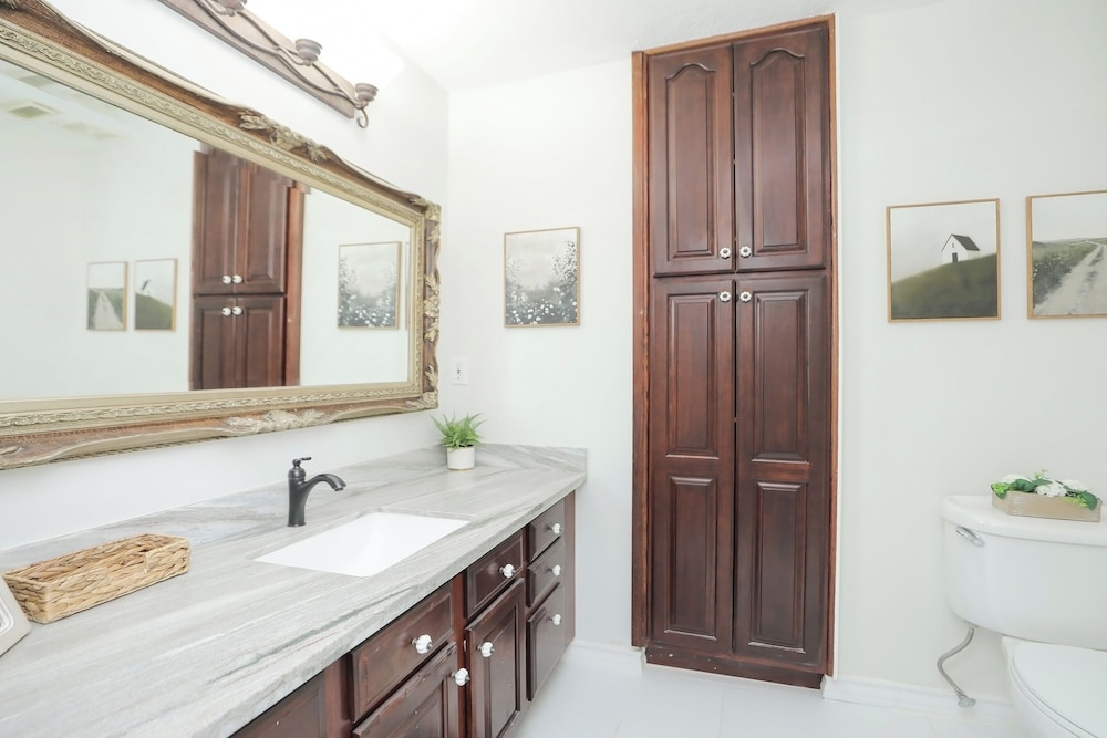 Private Backyard Oasis: Spacious Home in Humble!
