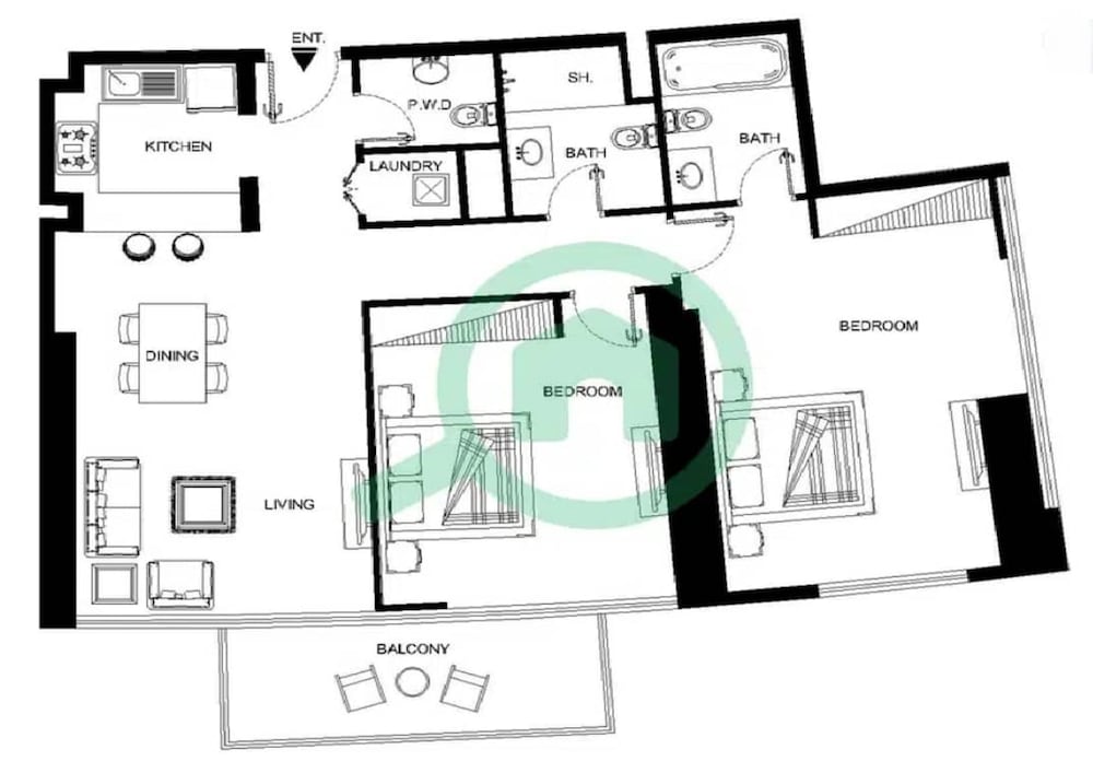 Fabulous and Spacious 2BR in Nobles Tower