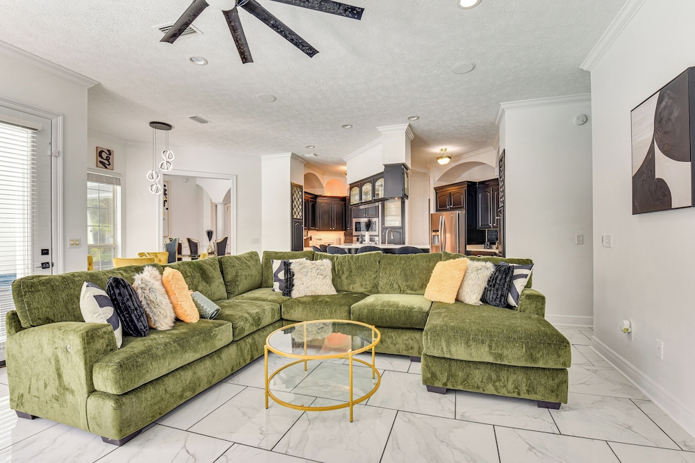 2 Mi to Beach: Luxe PCB Escape w/ Outdoor Space!