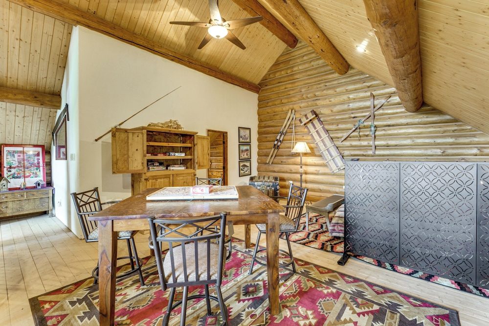 Secluded Angel Fire Retreat: Deck + Stunning View!