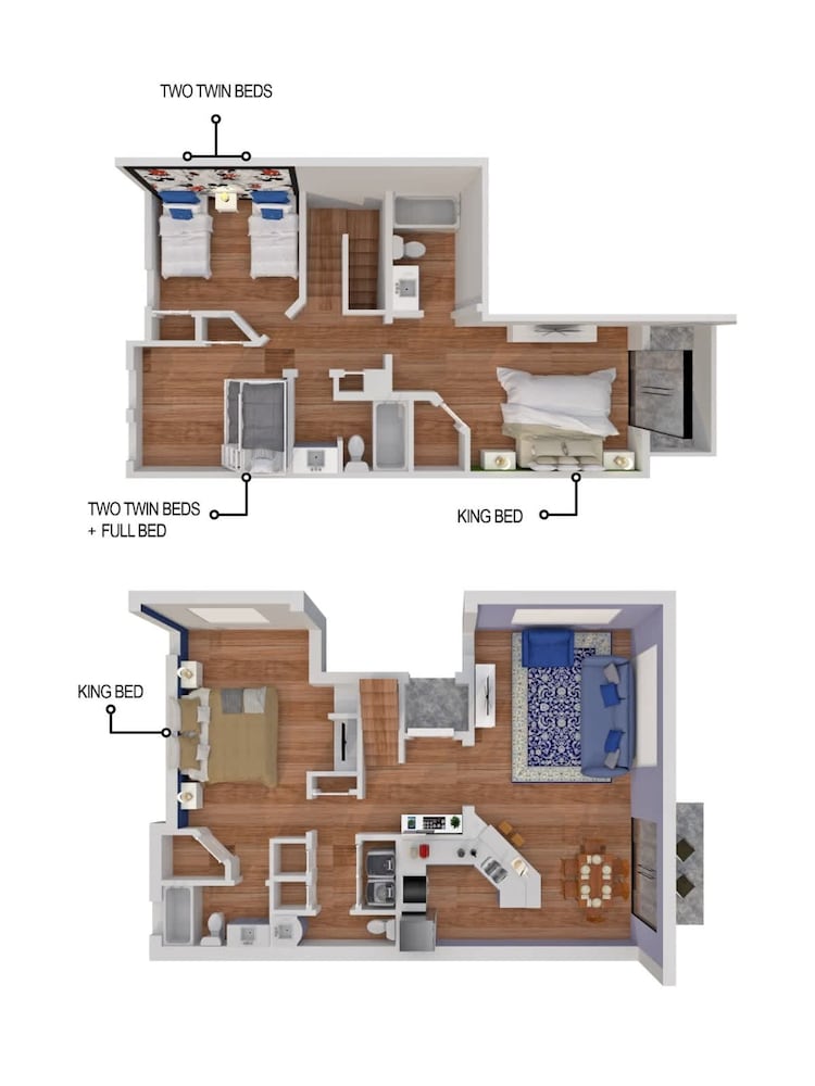Themed Bedrooms Near Disney 4BR