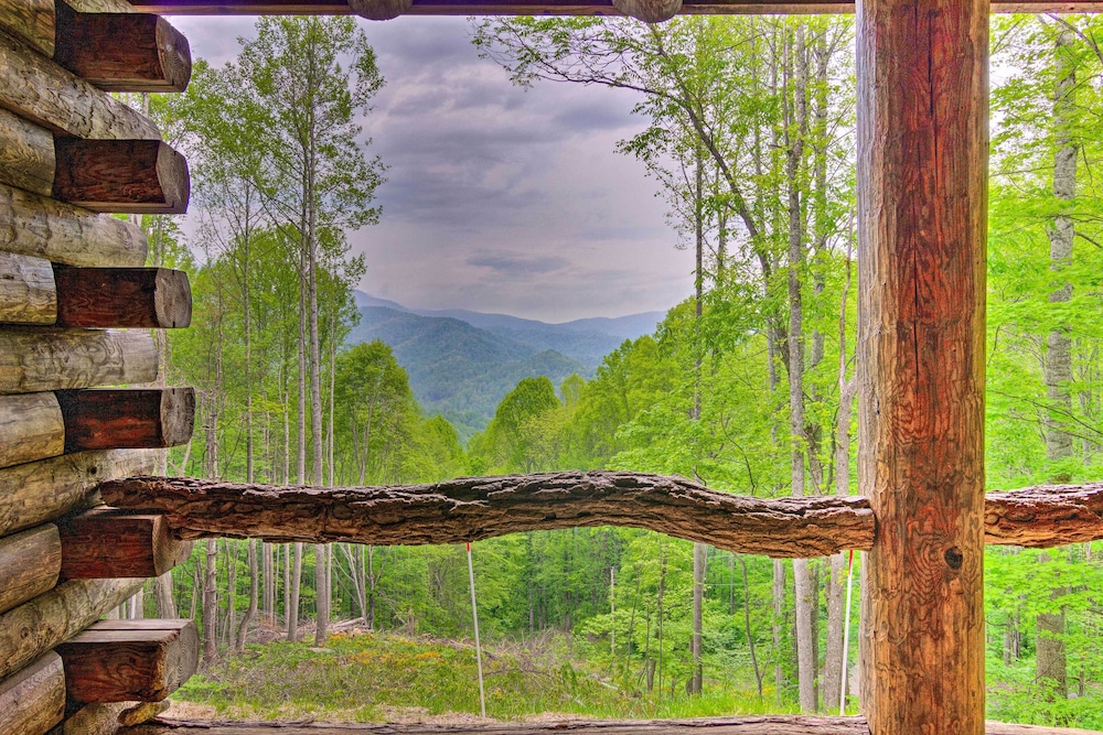 Secluded Cabin w/ Porch on 39 Acres: Ski & Hike view 3