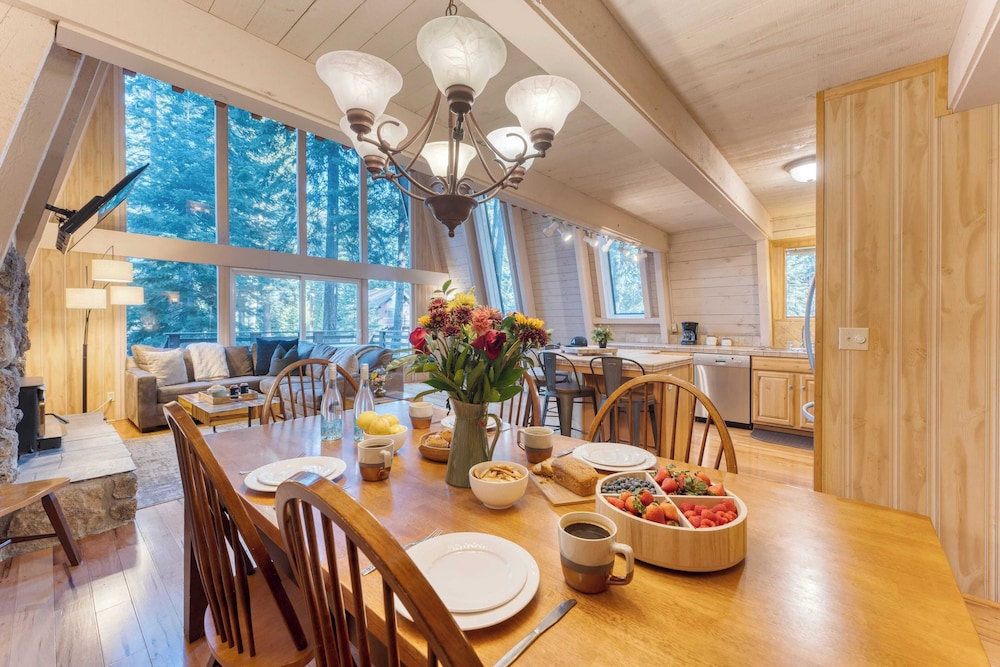 Lundy Bearden Serene Tahoe Retreat With Deck, Fireplace, and Forest Views