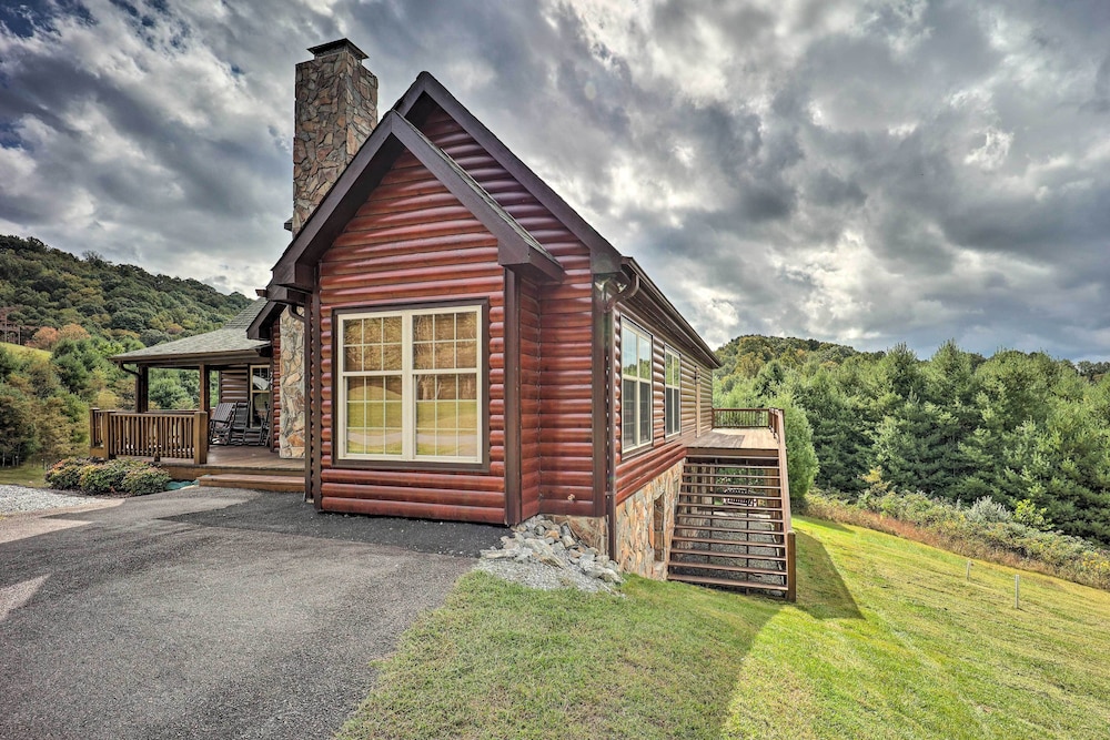 1/2 Mi to River: Spacious Blue Ridge Gem w/ Views!