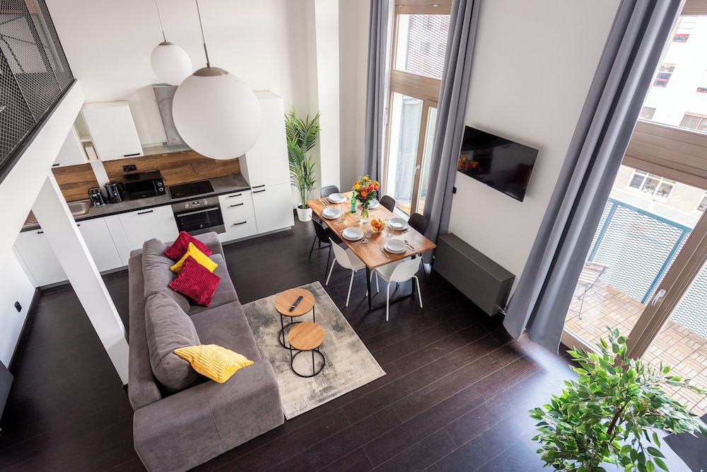 Apartments with balcony near center
