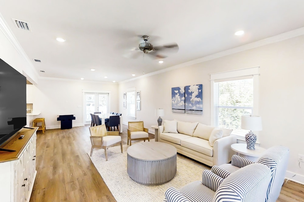 Home Near Beach w/ Pool, Arcade, Decks, W & D