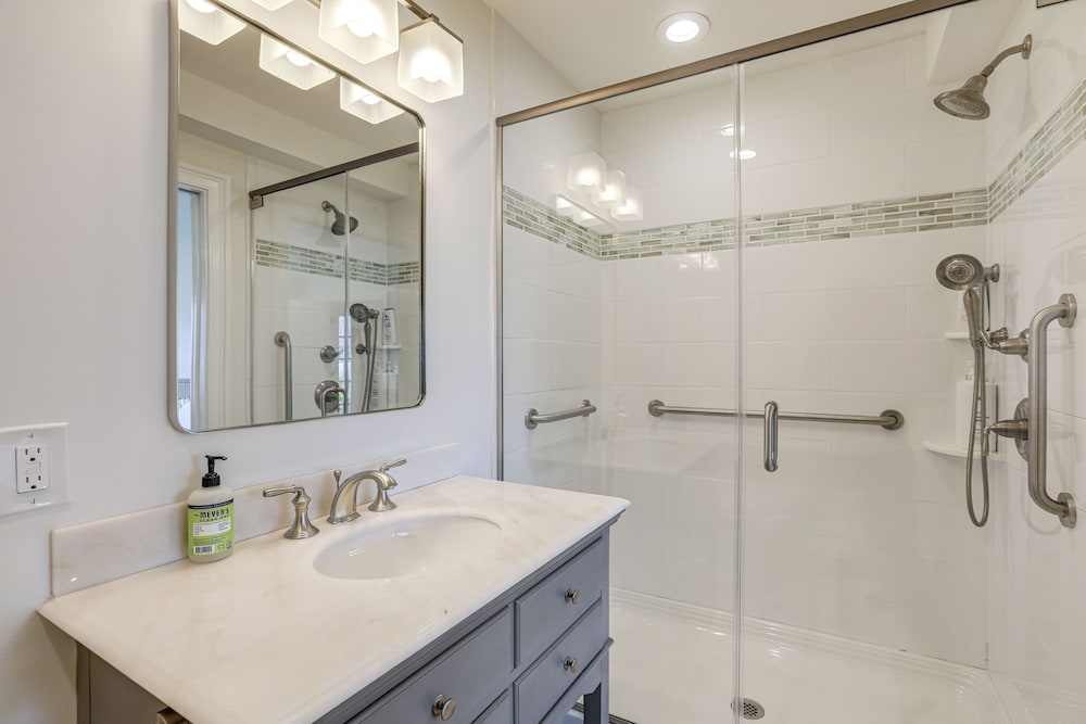 Walk to Beach! Point Pleasant Home w/ Heated Pool