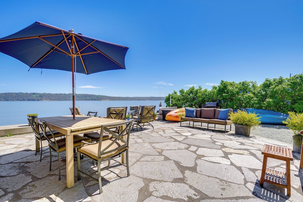 Waterfront Gem w/ 2 Patios on Camano Island
