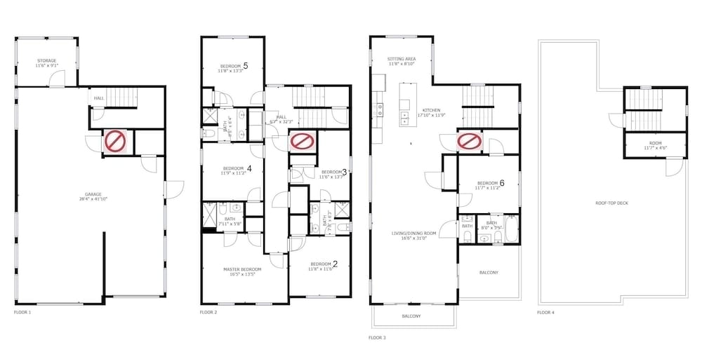 Sea Shell by Avantstay Breezy Beachside Getaway w Rooftop Deck 6 BRs