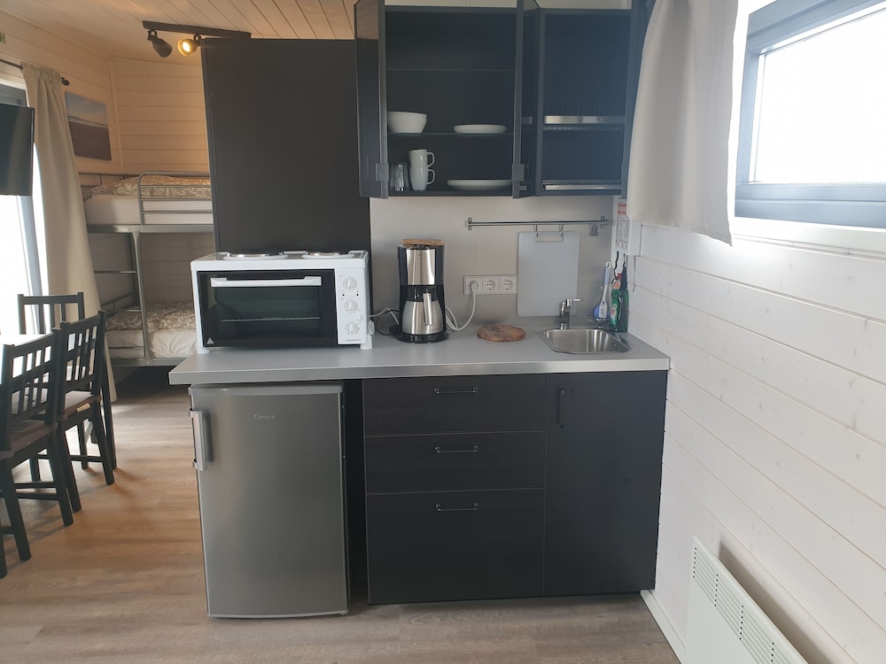 Black beach cottage
