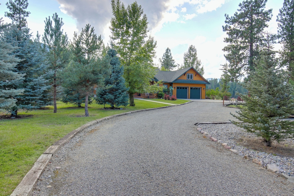Clark Fork Riverfront Home w/ Dock!