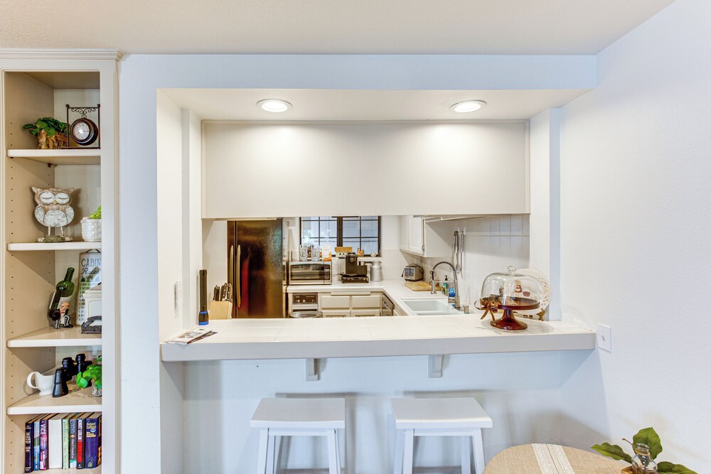 Water Views + Fireplace: Lake Arrowhead Condo