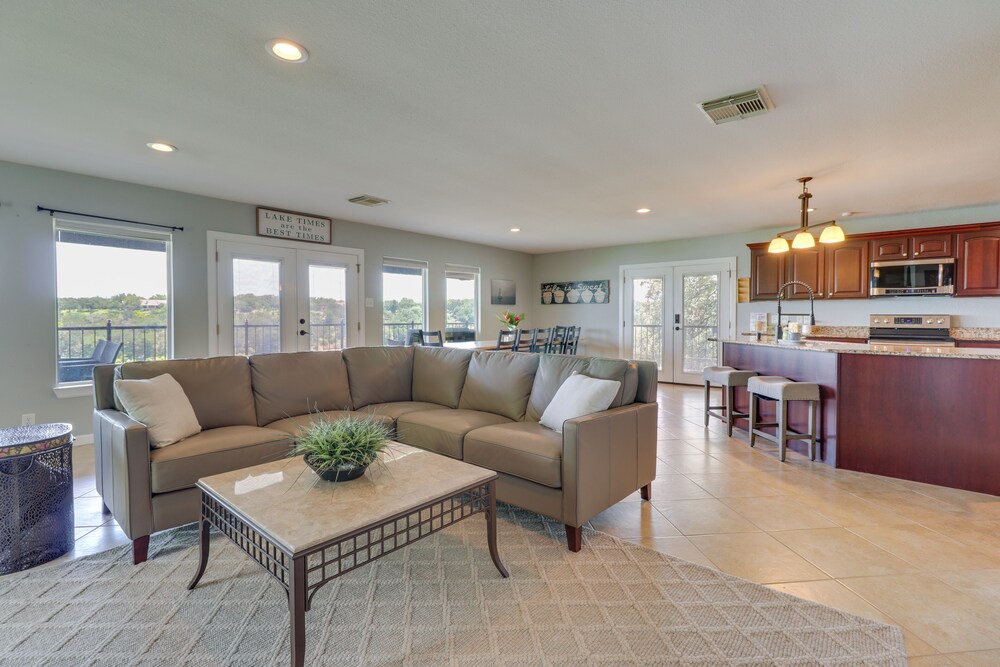 Waterfront Spicewood Home: Deck, Fire Pit Grill - Property Image 56