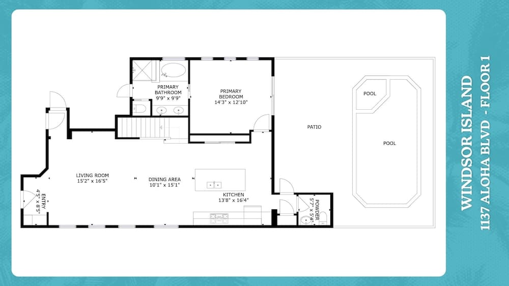 Windsor Island Resort 5 Bedroom East Facing Pool 5 Home