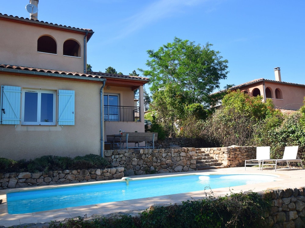 Lovely Villa in Joyeuse With Private Swimming Pool