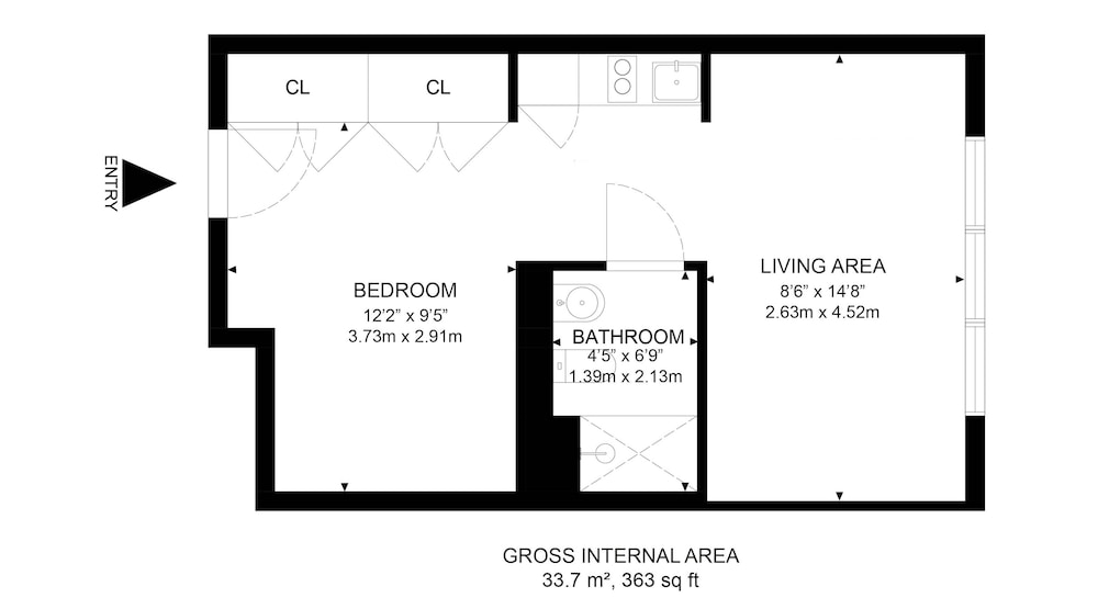Cosy Studio Apartment in Canary Wharf