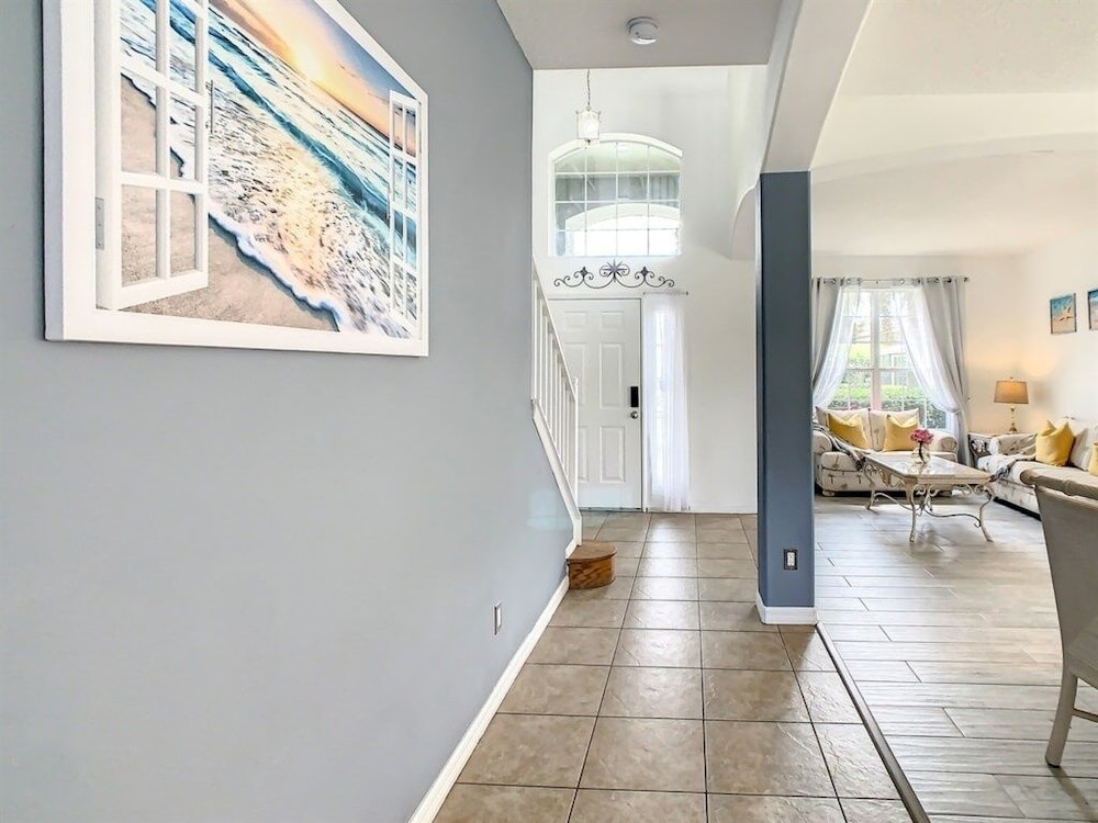 Elegant Emerald Island Getaway Pool, Spa & Games Close To Disney! 7 Bedroom Villa