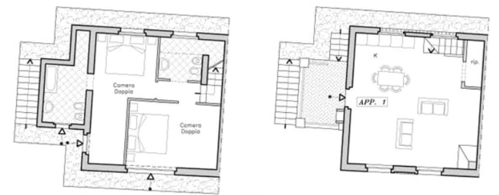 2bed-restored Farmhouse-san Gimignano-pool