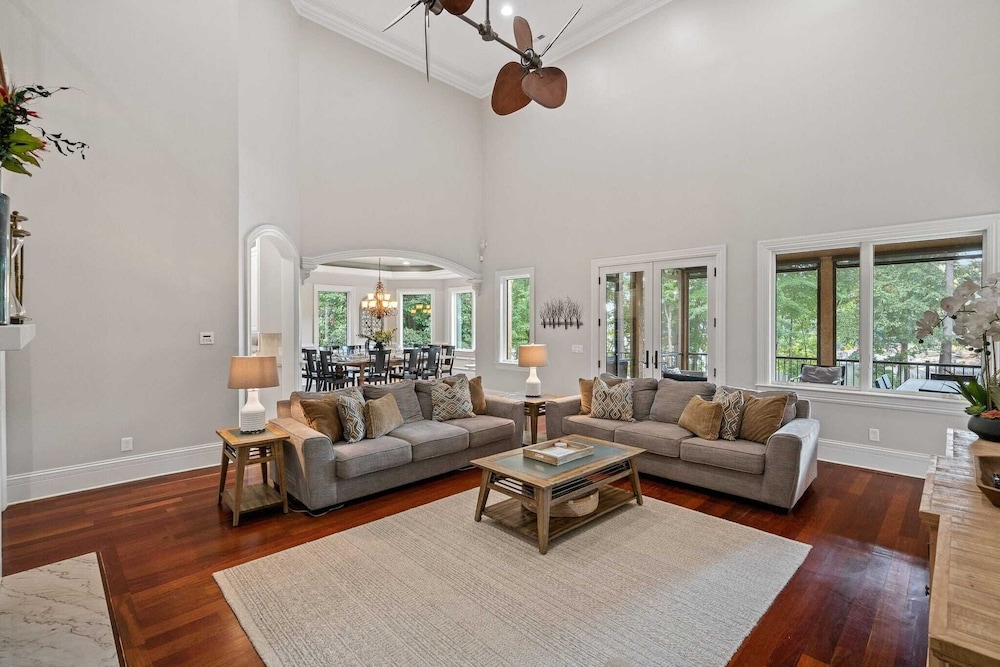 Livin' Large Lake Norman Estate w/ Pool, Dock, Game Room & Scenic Views