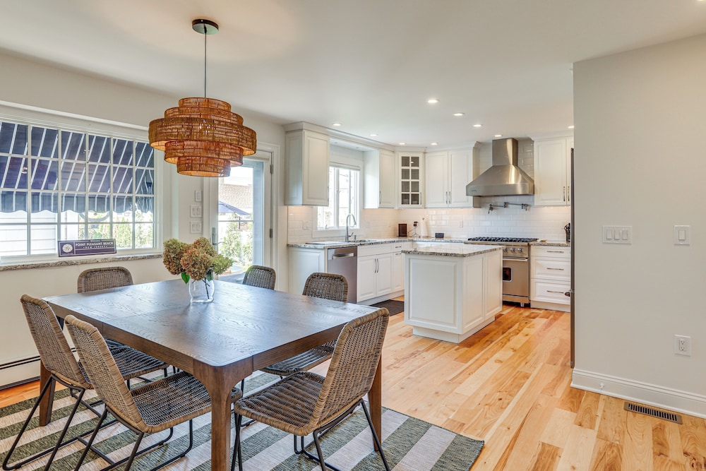 Walk to Beach! Point Pleasant Home w/ Heated Pool