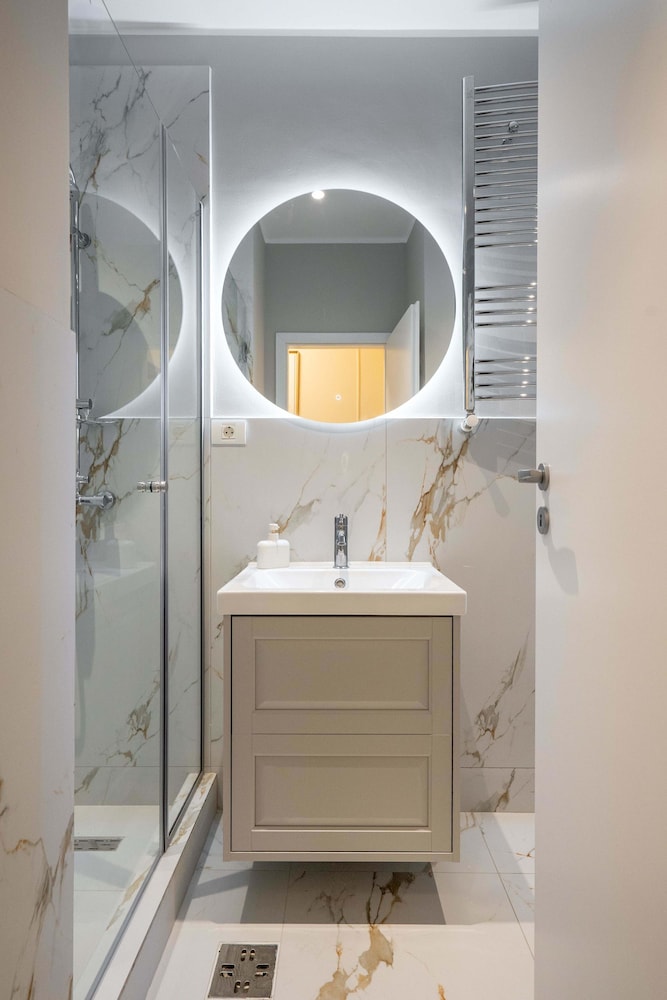 Elegant 3BR Flat Steps From Romanian Athenaeum