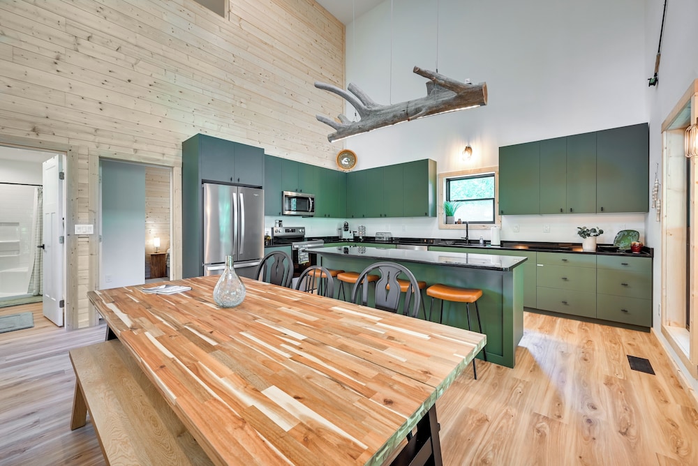 Lake & Boat Launch Access: Modern Monticello Home