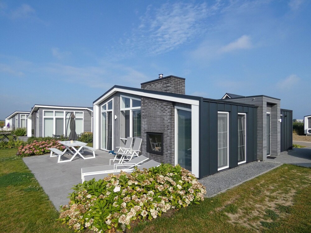 Cozy Chalet with Fireplace near Oosterschelde view 5