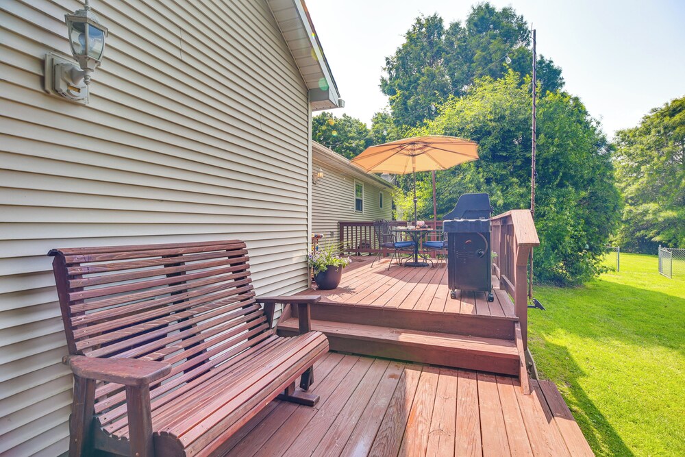 Family Getaway w/ Deck: 3 Mi to Lake Champlain