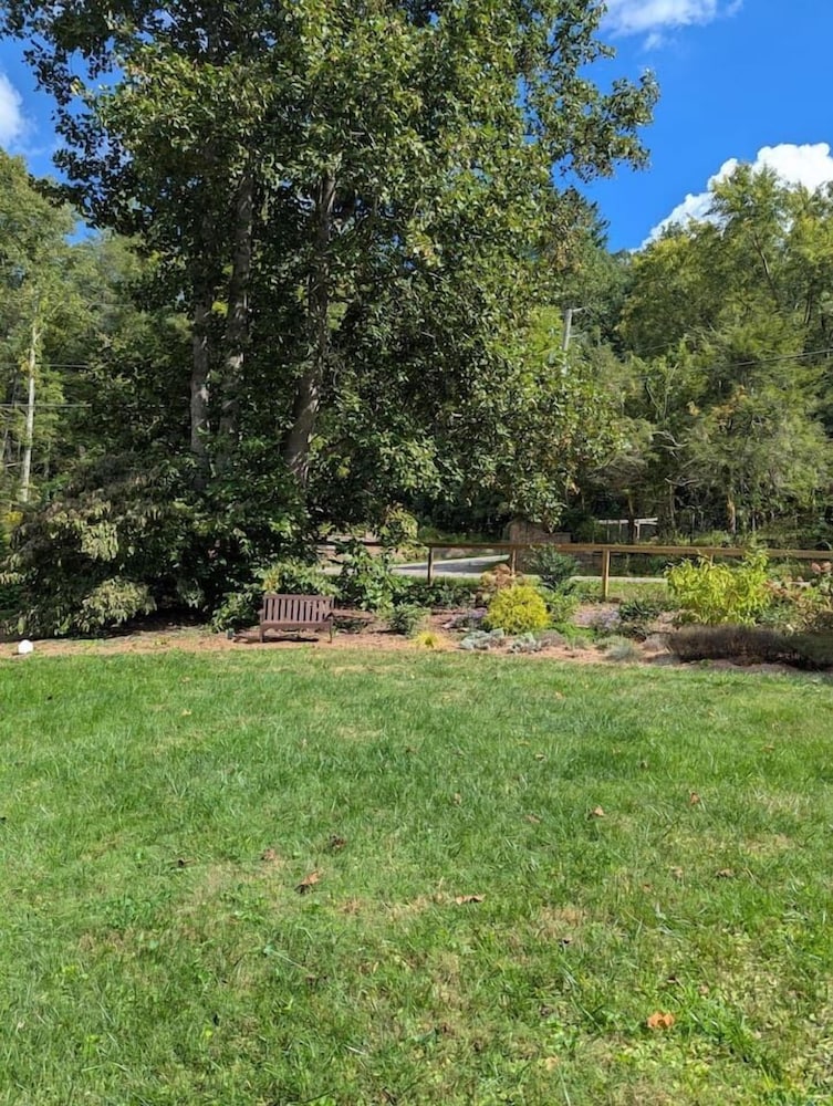 Creekside on Shope hot tub Fire pit
