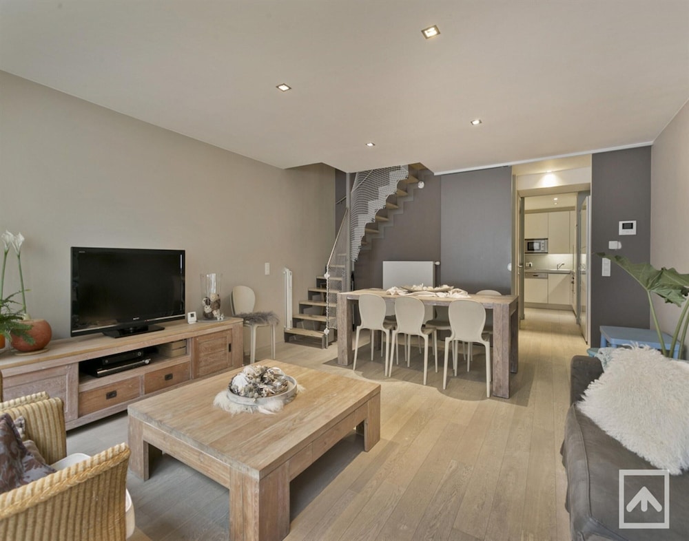 Duplex in Blankenberge Steps From Seafront