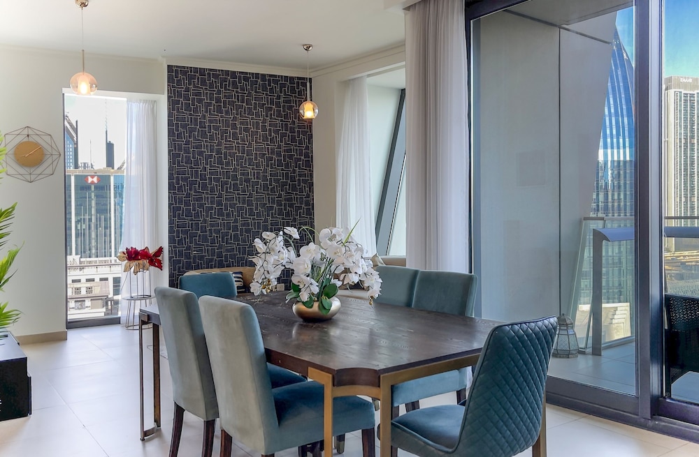 Elite LUX Holiday Homes - 3BR Full Burj Khalifa Fountain Views in Downtown