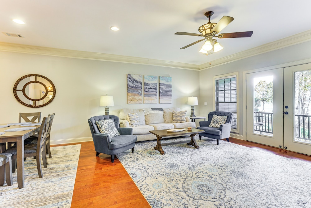 Private Patio, Decks: Waterfront Eatonton Townhome