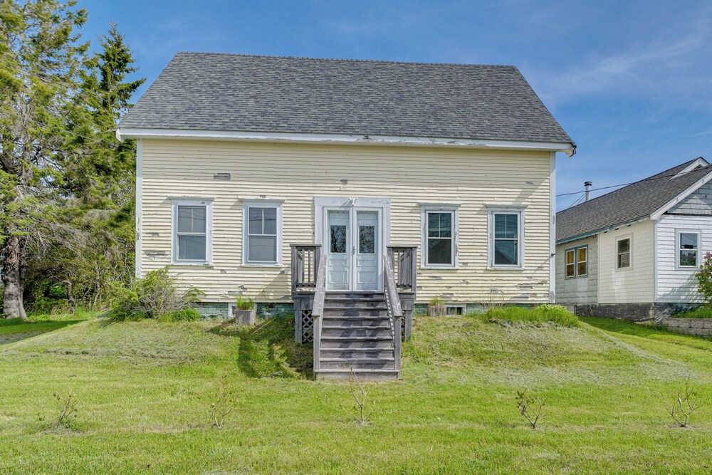 Walk to Beach: House w/ Deck & Yard in Lubec!